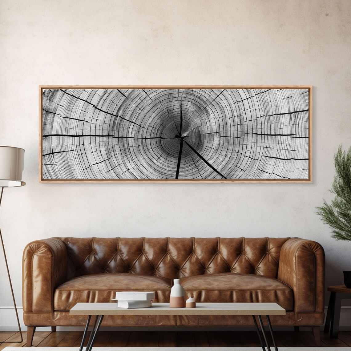 Tree Ring Art Print, Tree of Life Nature Poster
