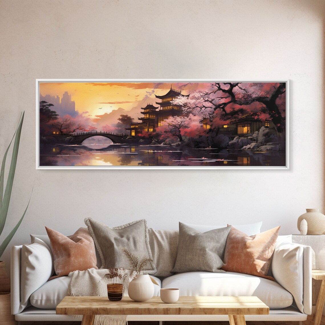 Dawn in Kyoto, Japan Travel Poster, Japanese Style - Image 5