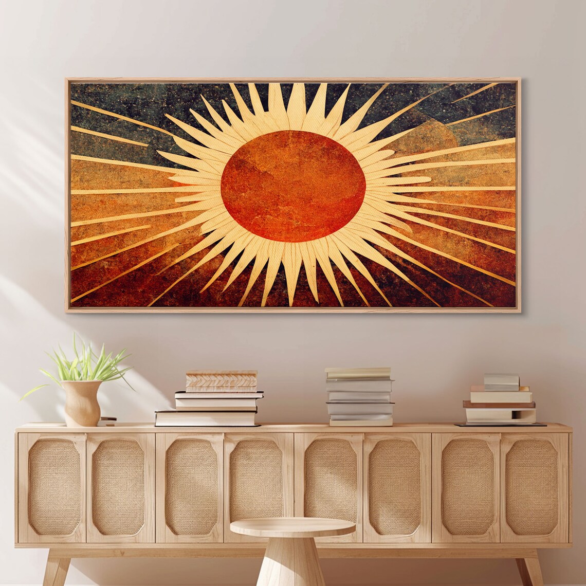 Midcentury Modern Sunburst Art Deco Wall Art Print - Image 6