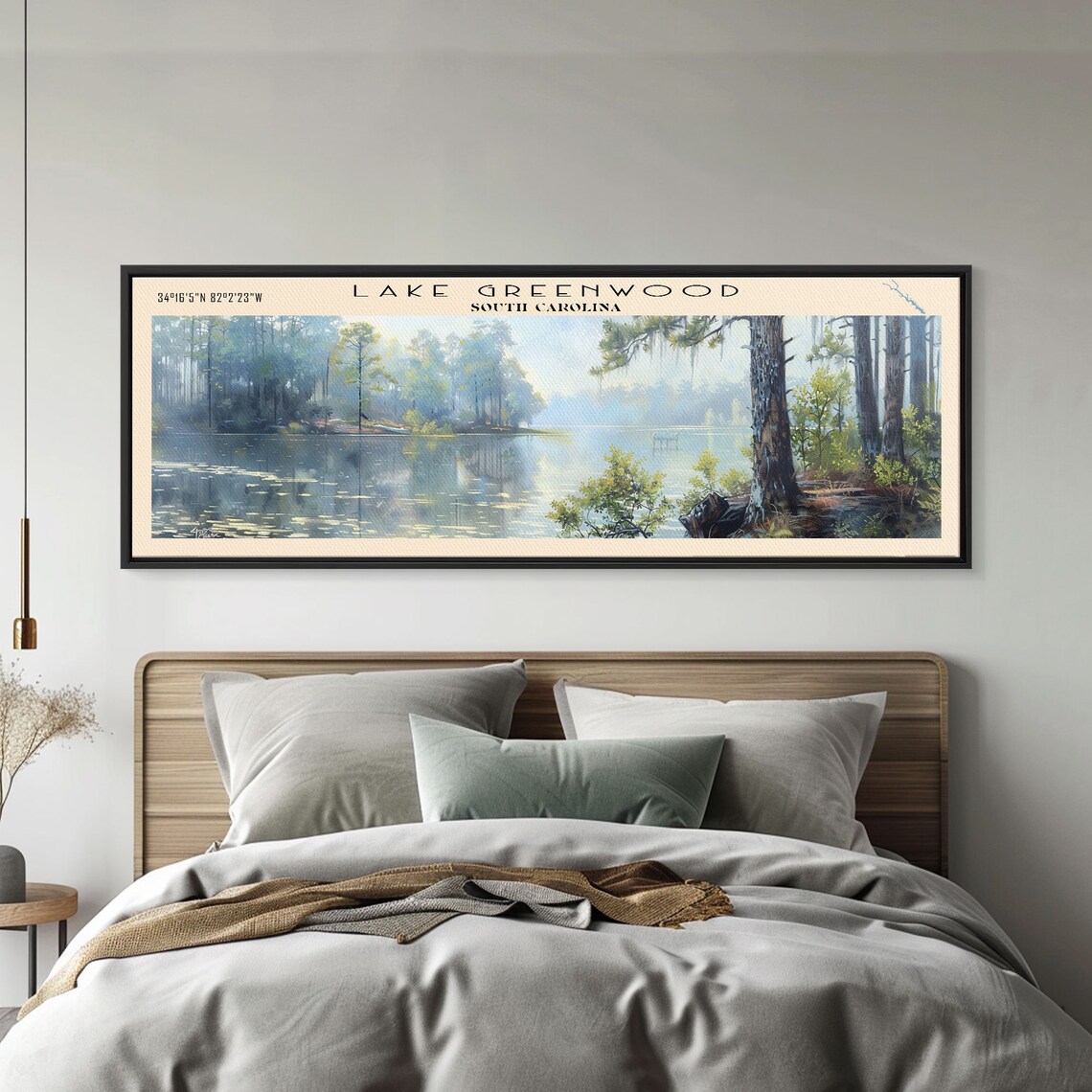 Lake Greenwood South Carolina Travel Poster, Landscape - Image 5