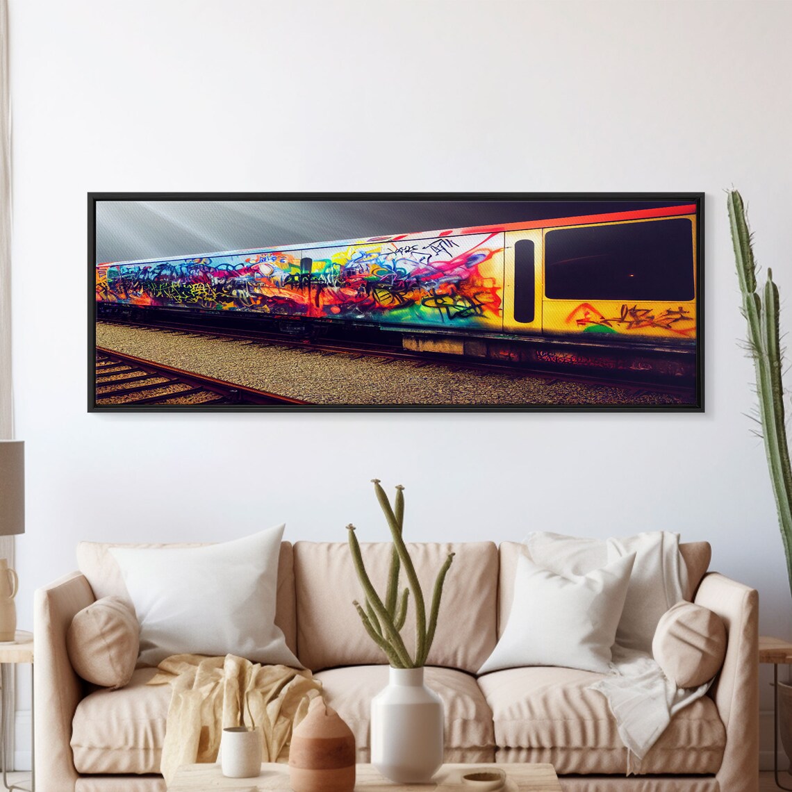Train Box Car Graffiti Art Print, Panoramic - Image 5