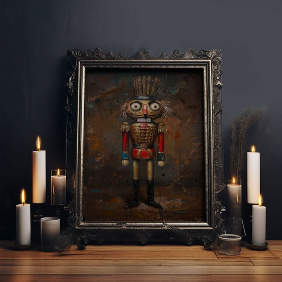 This Nutcracker Has Seen Some Things, Halloween Decor
