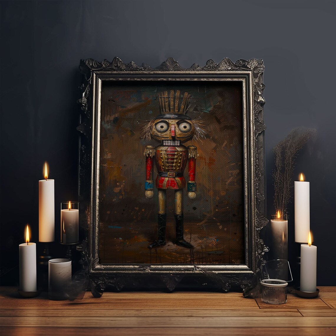 This Nutcracker Has Seen Some Things, Halloween Decor