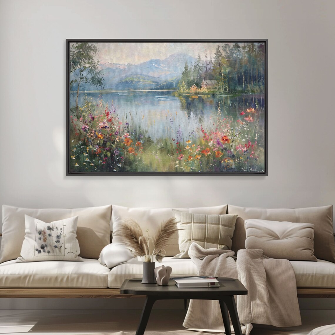 Summer At The Lake Art Print, Lakehouse Decor - Image 4
