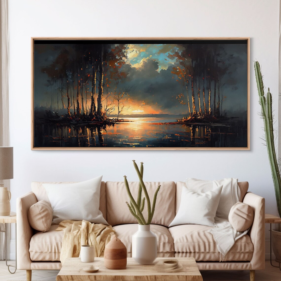 Moody Landscape Vintage Style Wall Art Print - Image 3
