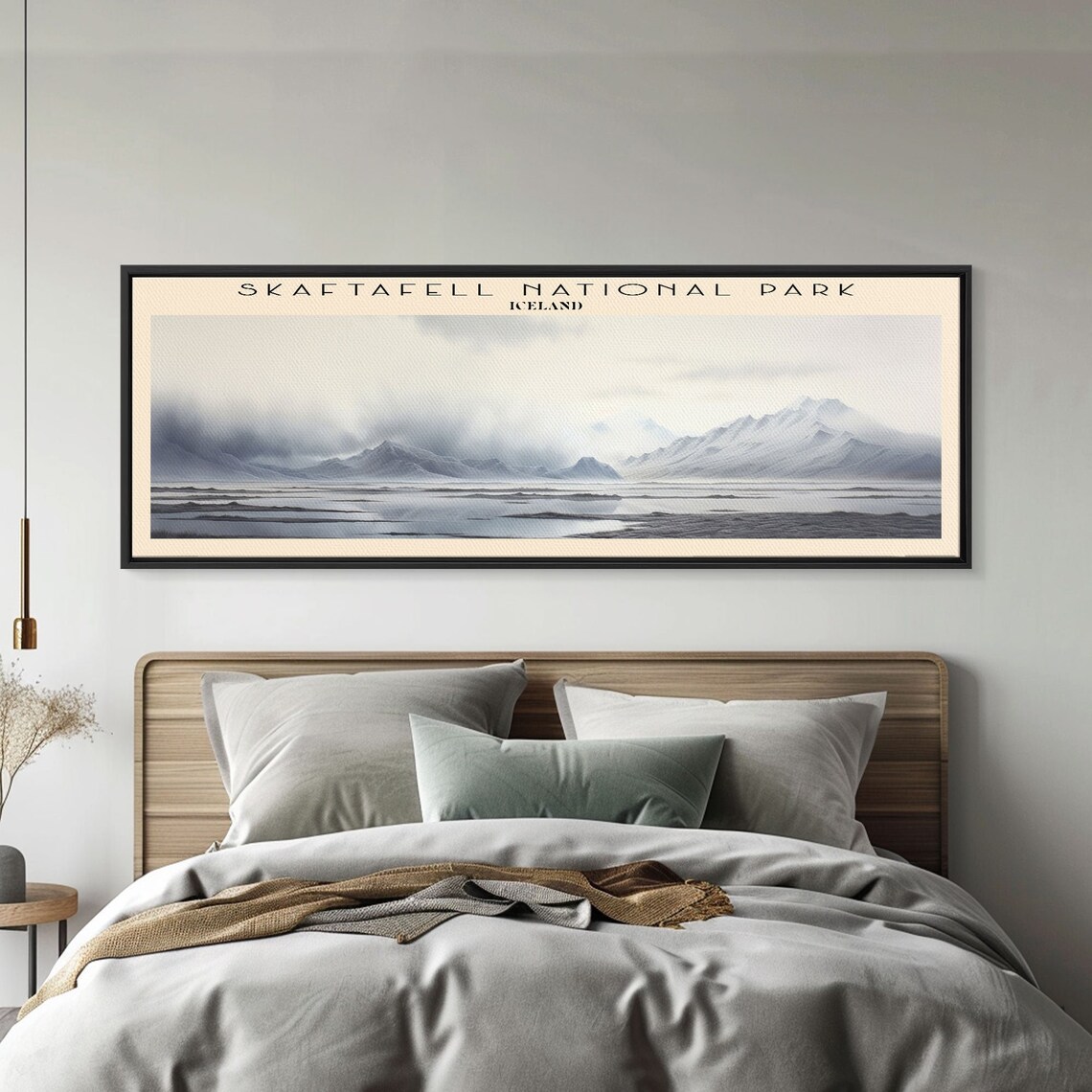 Skaftafell National Park Iceland Glacial Plain Moody Mountain Poster - Image 5
