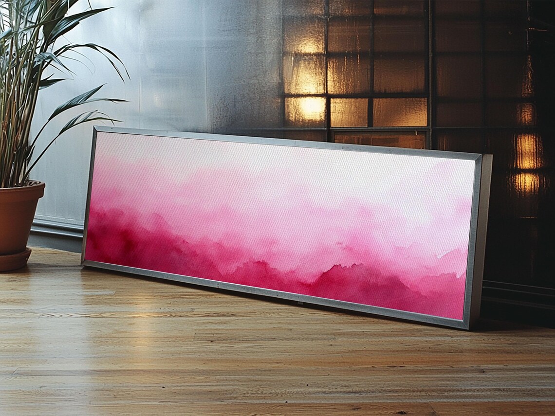 Minimalist Boho Soft Gradient Pastel Art Print - Image 5