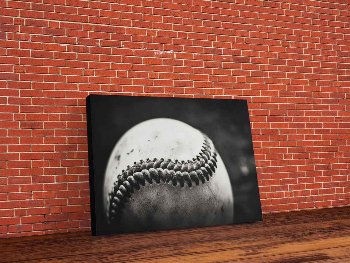 Vintage Baseballs Still Life Photo Print, Kids Room - Image 5