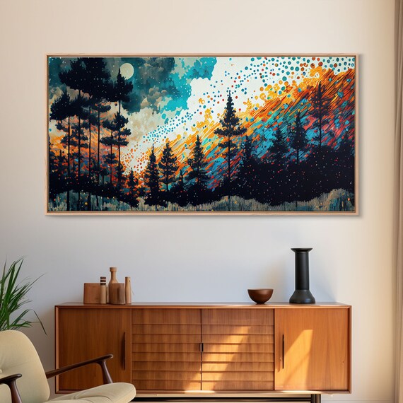 Crystal Pine Tree Art Print