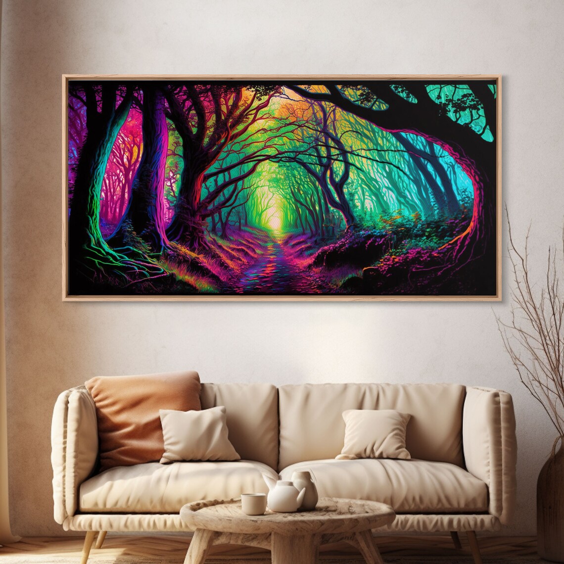 Secret Grove Fantasy Art Forest Landscape Print - Image 4
