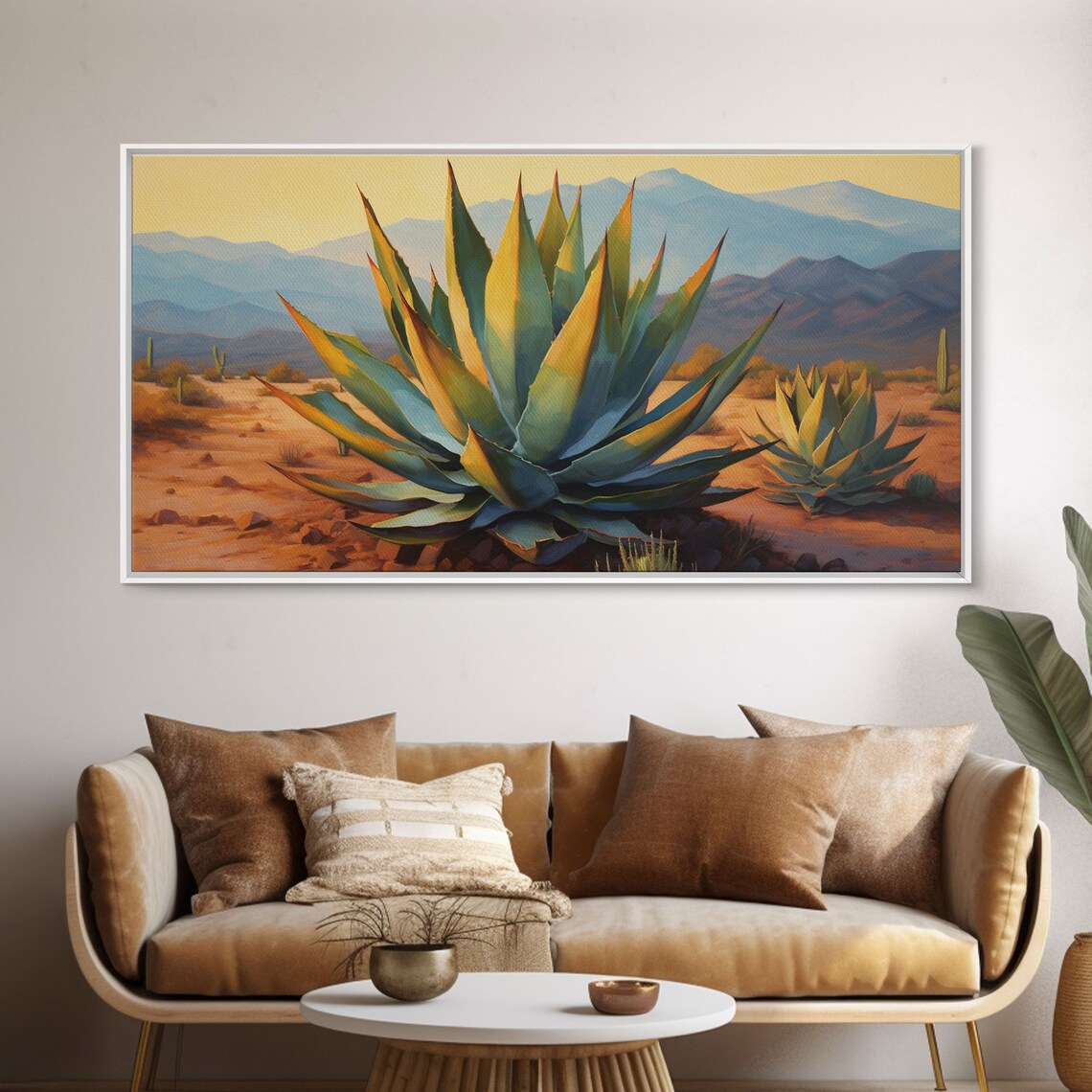 Agave Desert Southwestern Landscape Art Print - Image 6