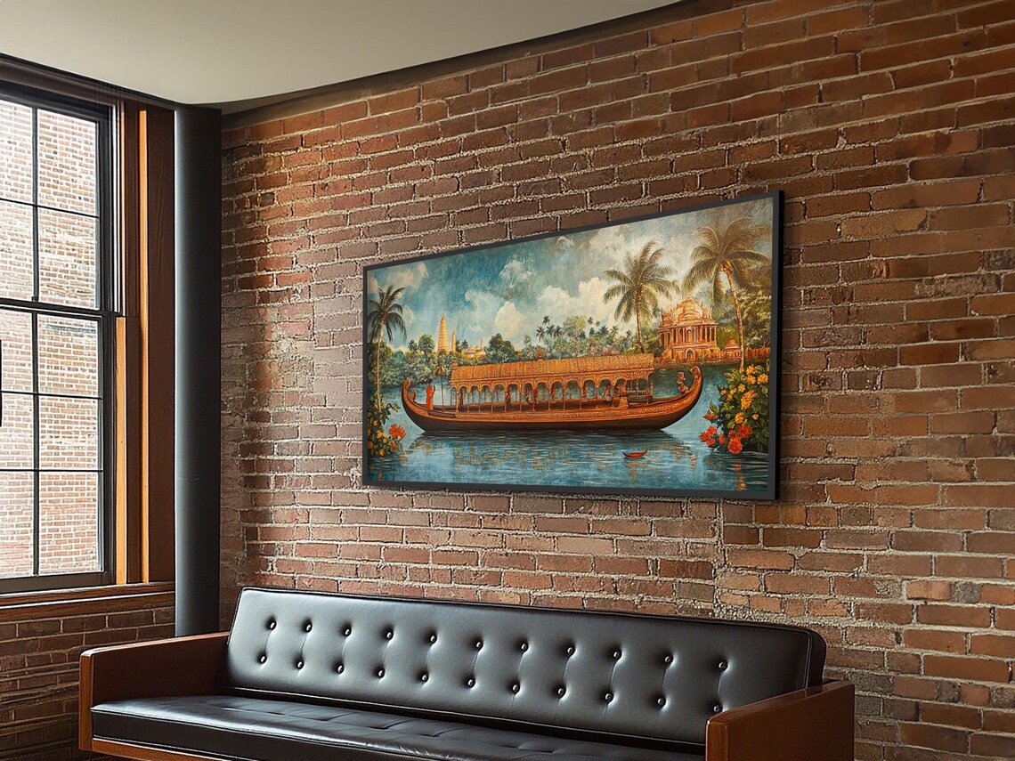 Kerala Jaipur Garden Mural Indian Wall Art Print - Image 5