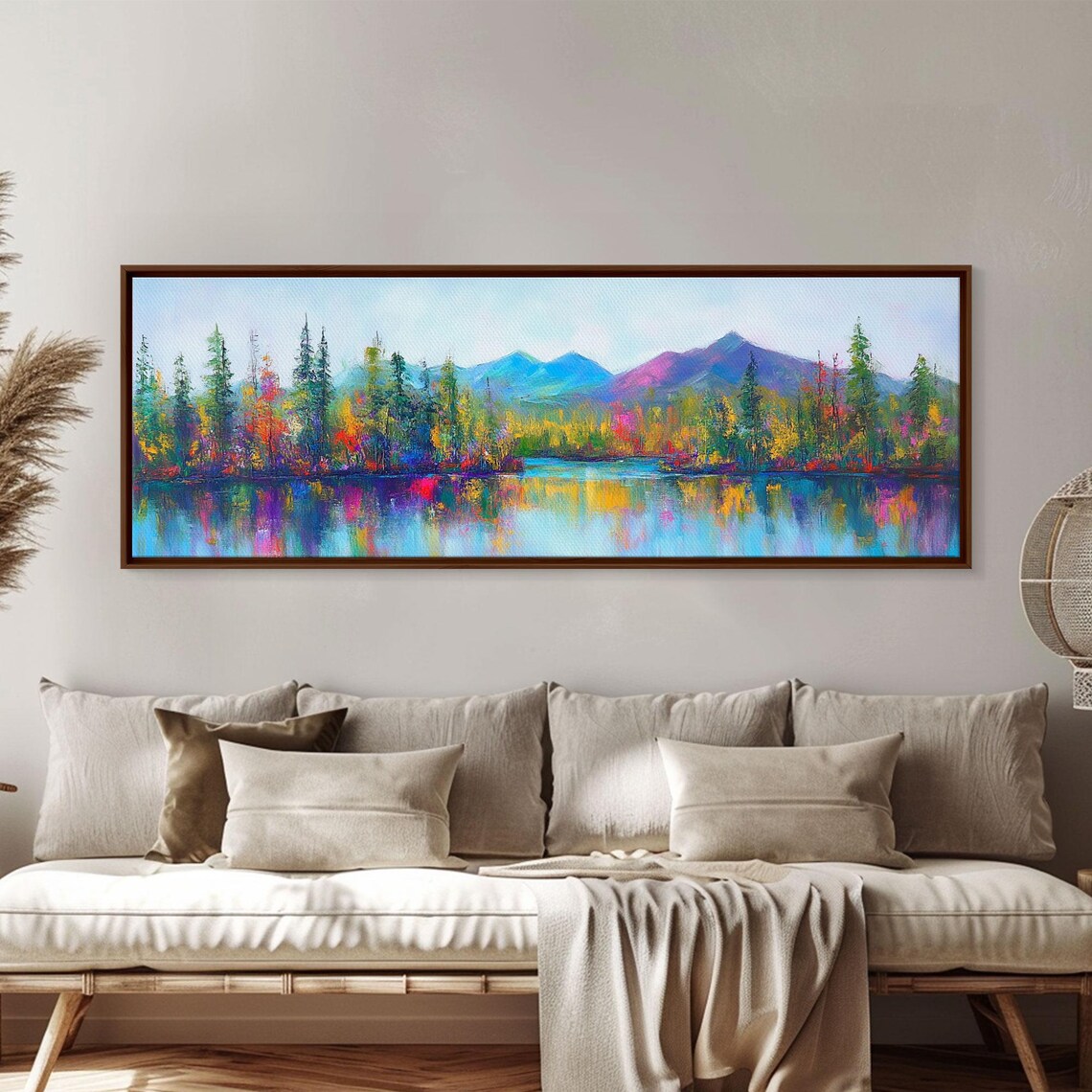 Abstract Landscape Surreal Art Print, Panoramic Fantasy - Image 4