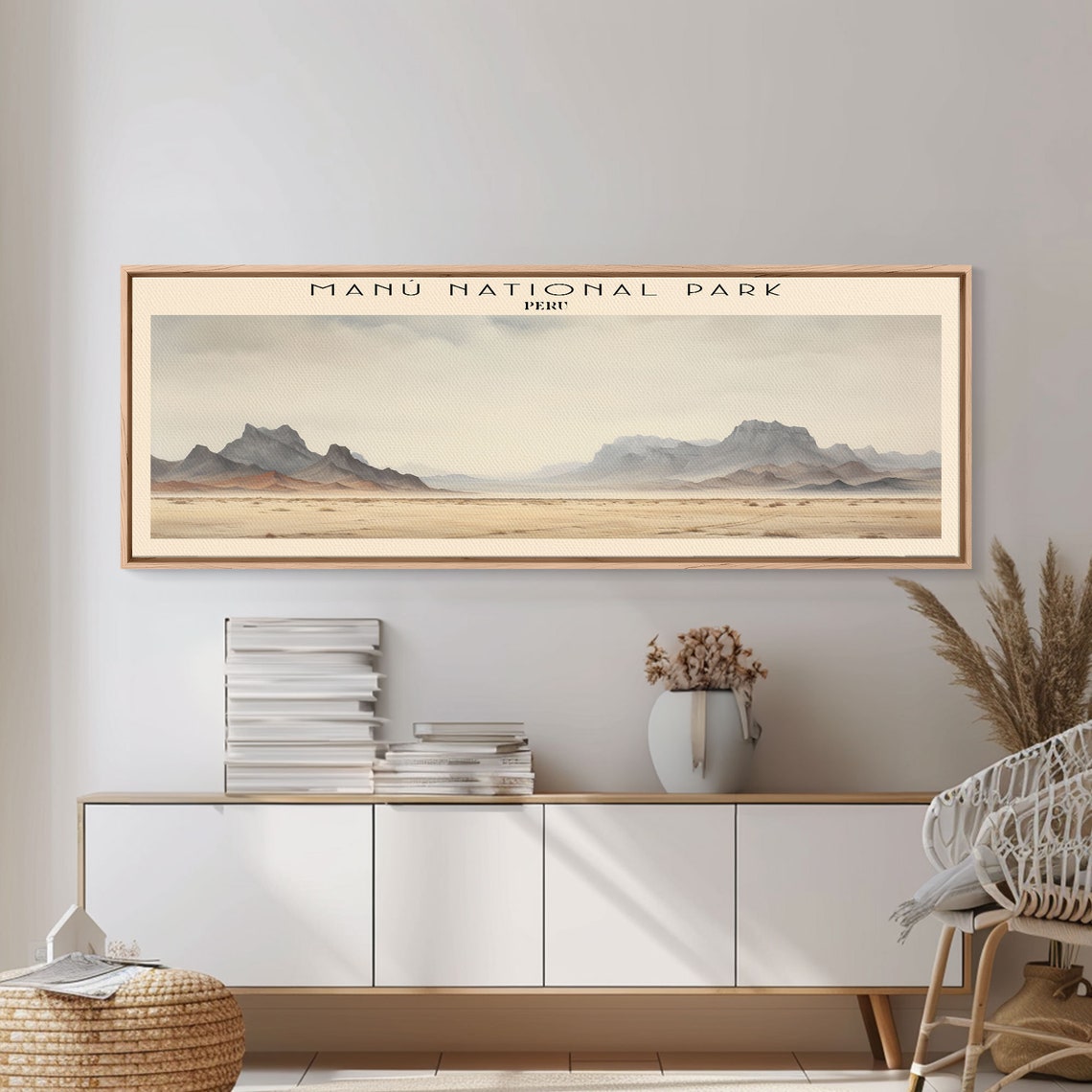 Manu National Park Peru Misty Andes Mountain Desert View Travel Poster - Image 6