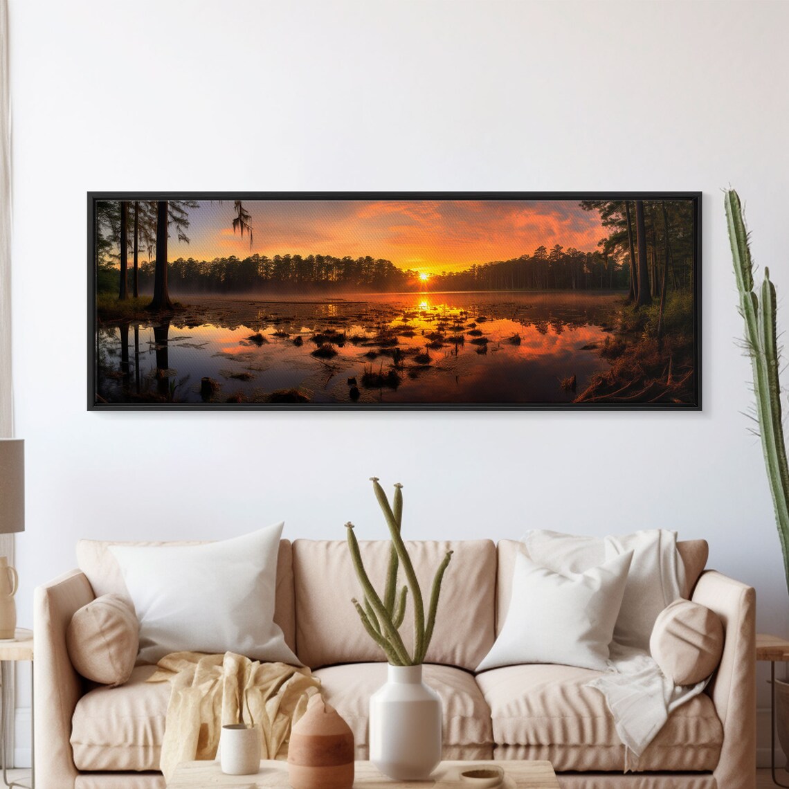 Congaree National Park South Carolina Sunset Swamp Cypress Photo Print