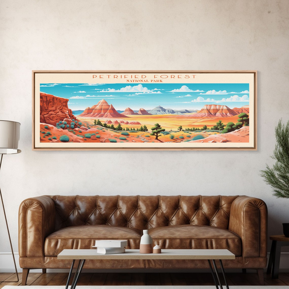 Petrified Forest National Park Red Rock Desert Landscape Travel Poster - Image 5