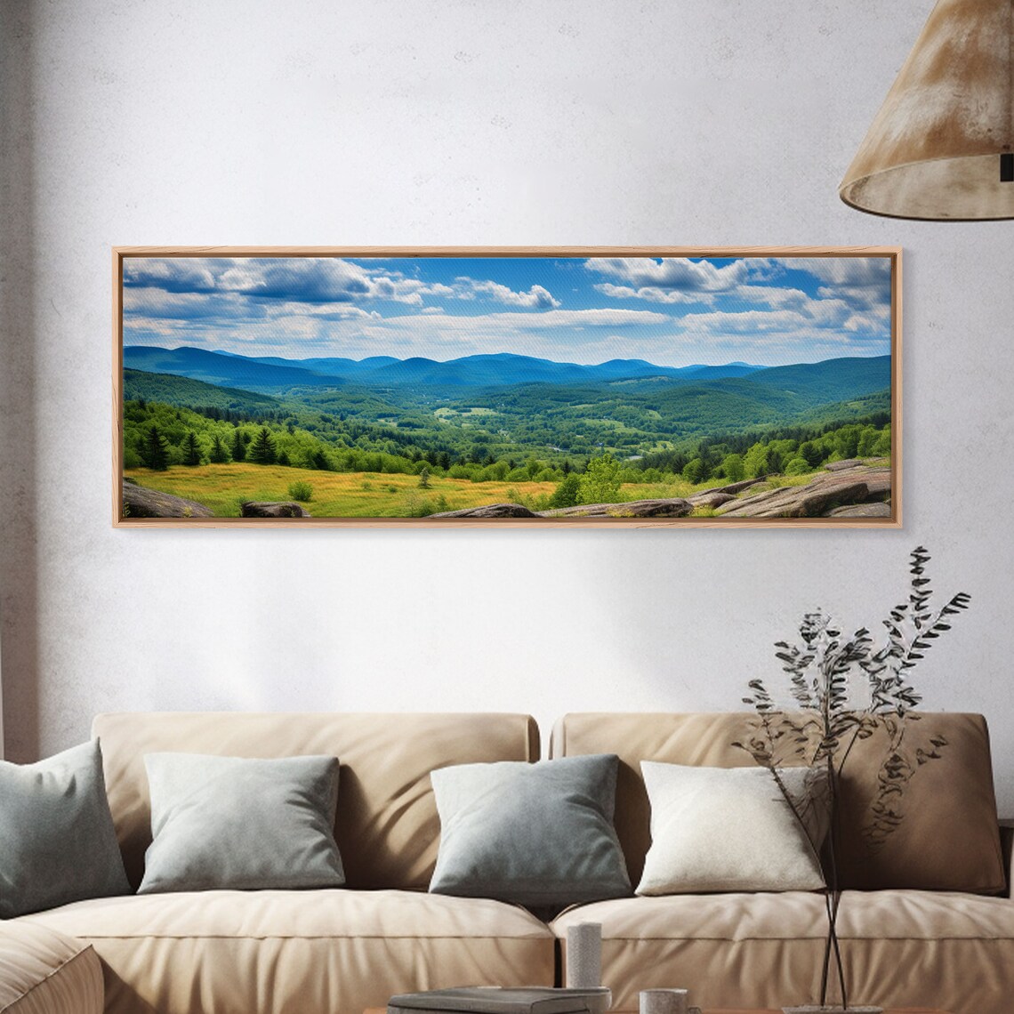 Berkshires Massachusetts Panoramic Landscape Print - Image 3