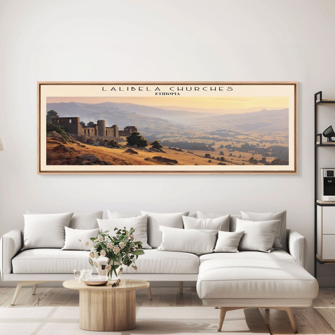 Lalibela Churches Ethiopia Rock Hewn Church Sunset Valley Travel Poster - Image 5