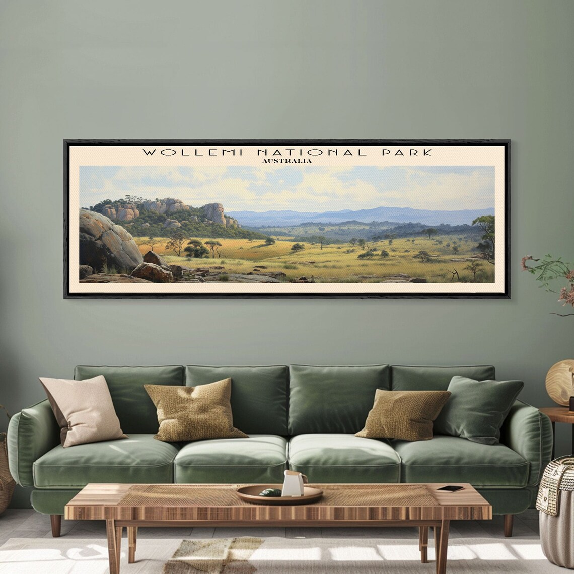 Wollemi National Park Australia Golden Plain Rock Formations Poster - Image 3