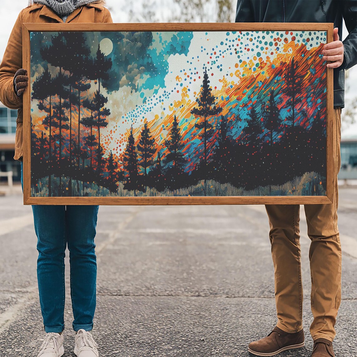 Crystal Pine Tree Art Print - Image 3