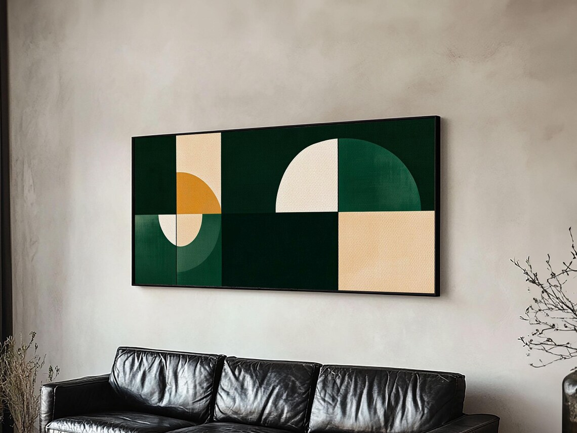 Mid Century Modern Wall Art, Living Room Decor