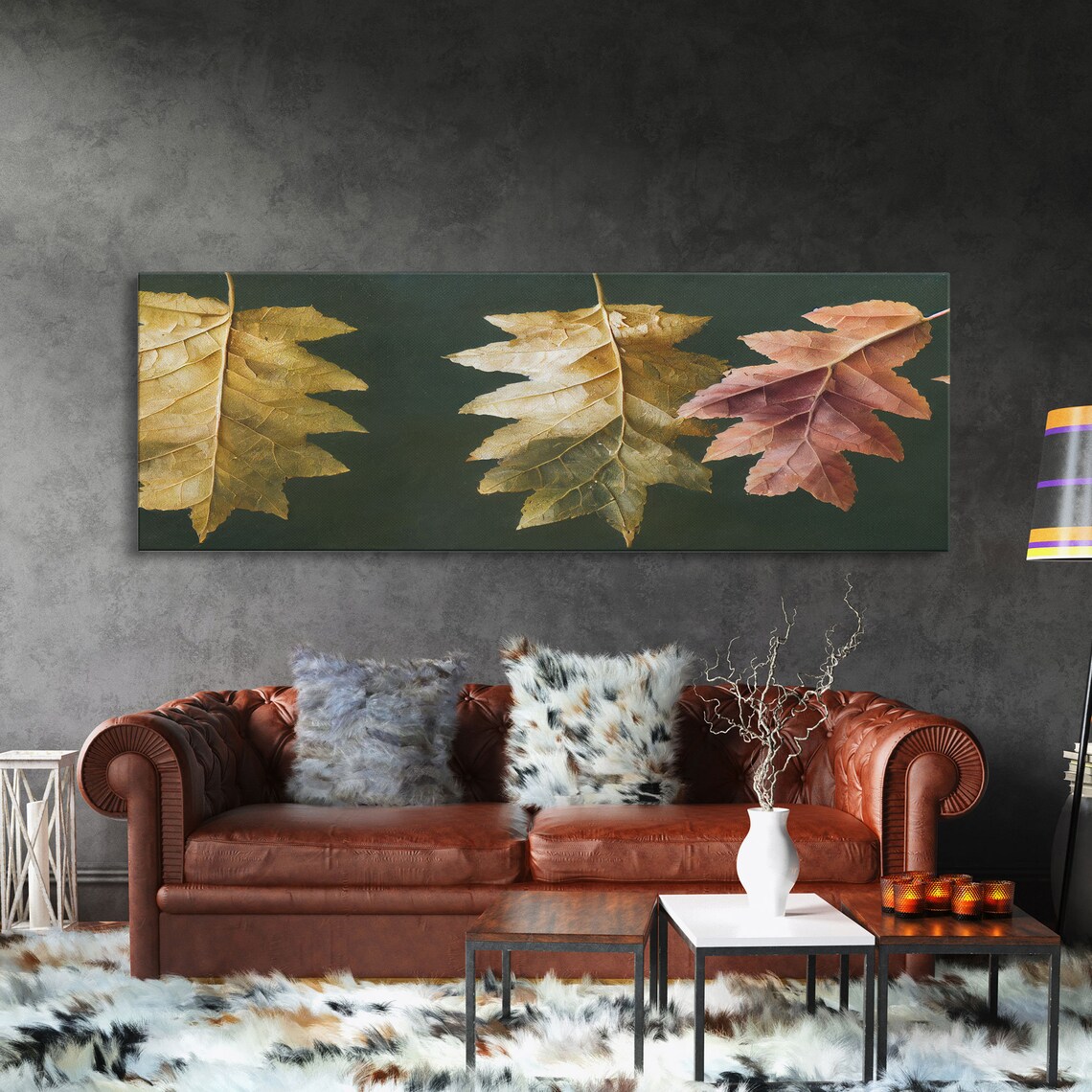 Fall Leaves Panoramic Art Print, Fall Decor - Image 3