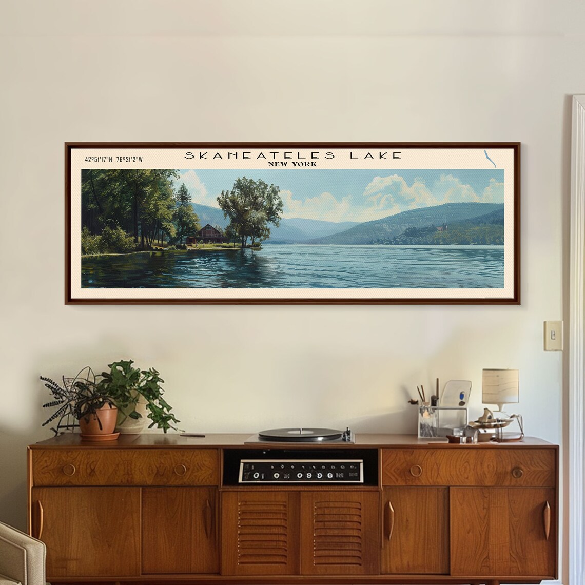 Skaneateles Lake New York Travel Poster, Scenic View - Image 5