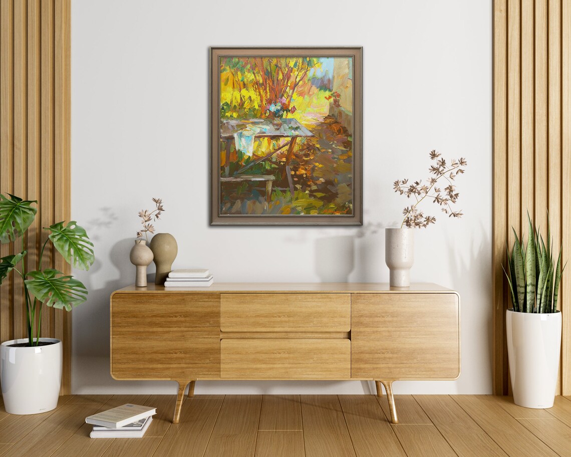 Flower Still Life, Vibrant Autumn Garden