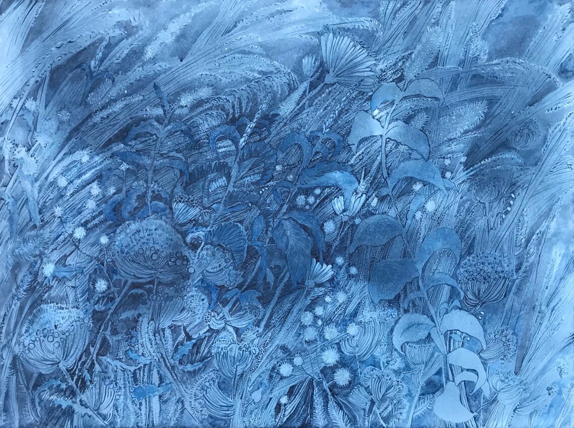 Whispering Winds In The Meadow, Original Acrylic Painting - Image 3