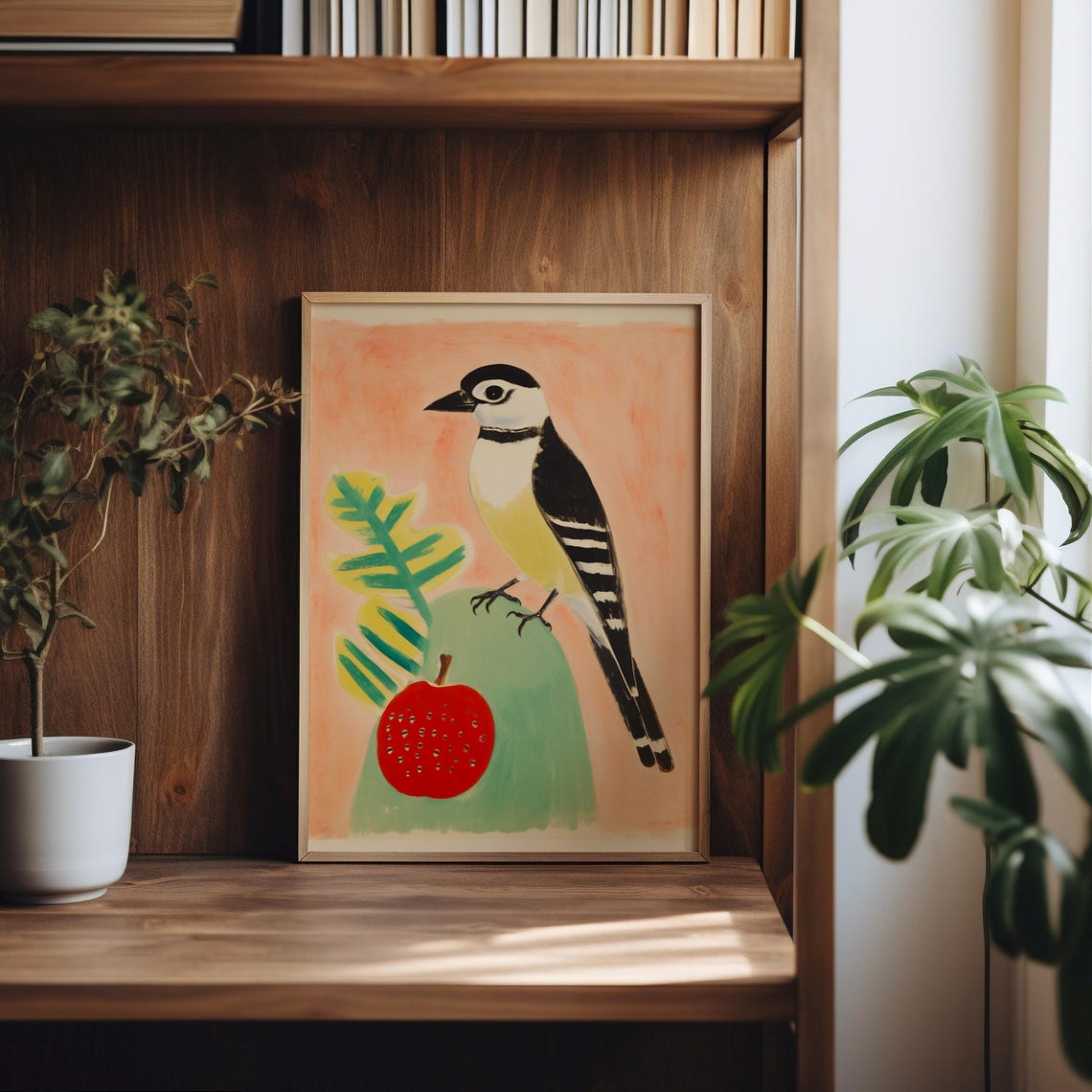 Bird Sketch Art Print, Farmhouse Nursery Decor - Image 3