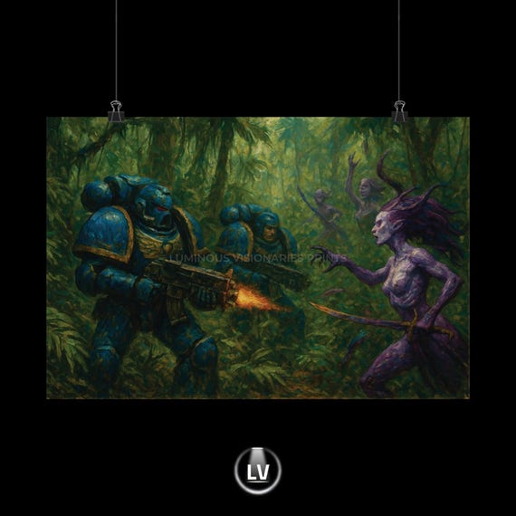 Fantasy Art Poster For Gamers Wall Decor Gaming Room Unique Gift Scifi And Theme Apvgdp 4