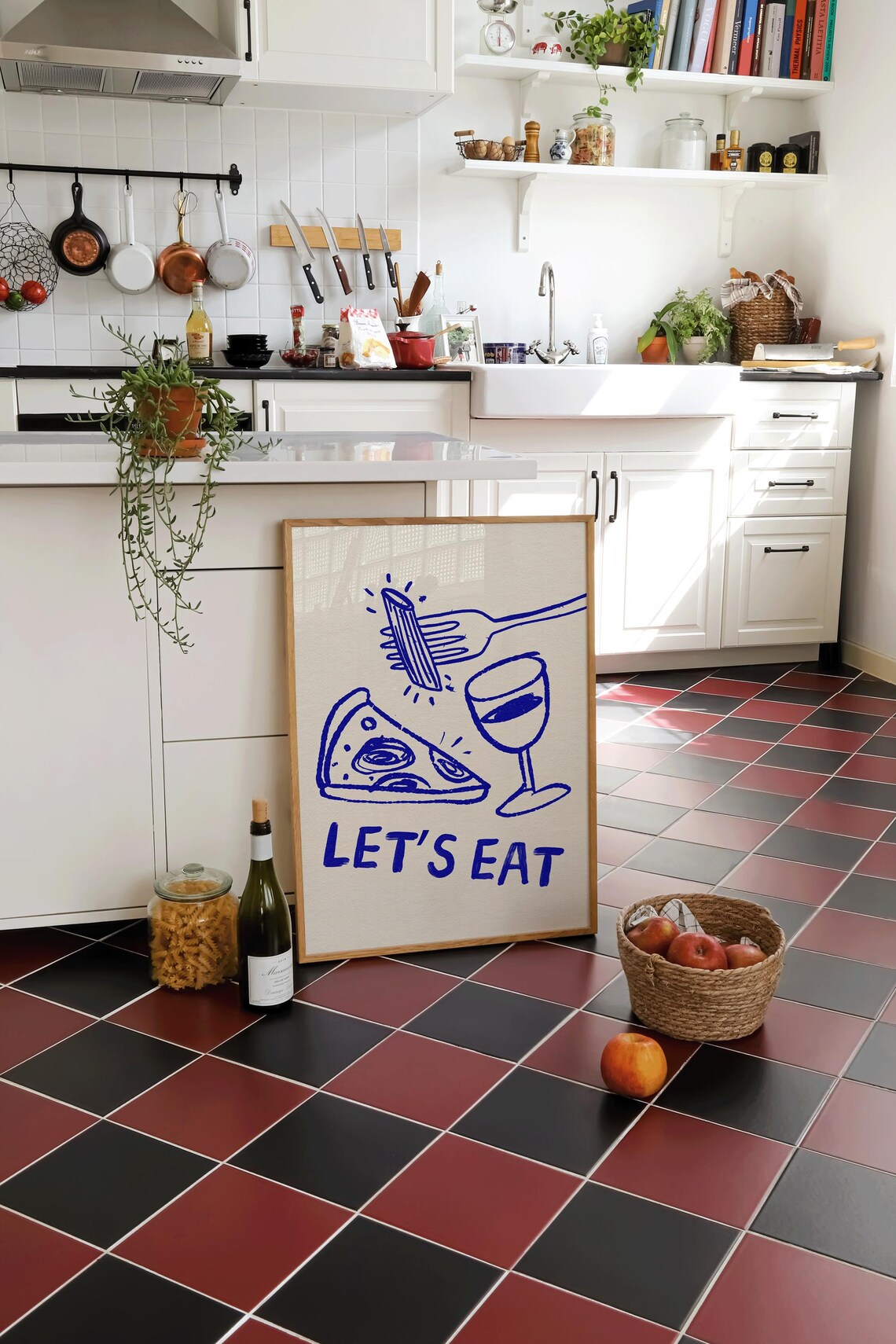 Italian Food Wall Art, Bold Typography Poster - Image 2