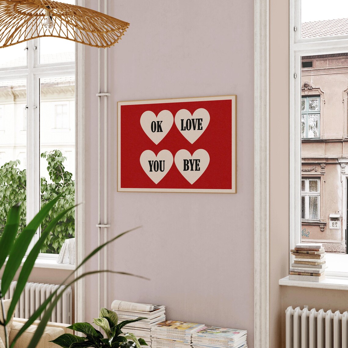 Ok Love You Bye Vintage Valentines Day Gift - Image 2