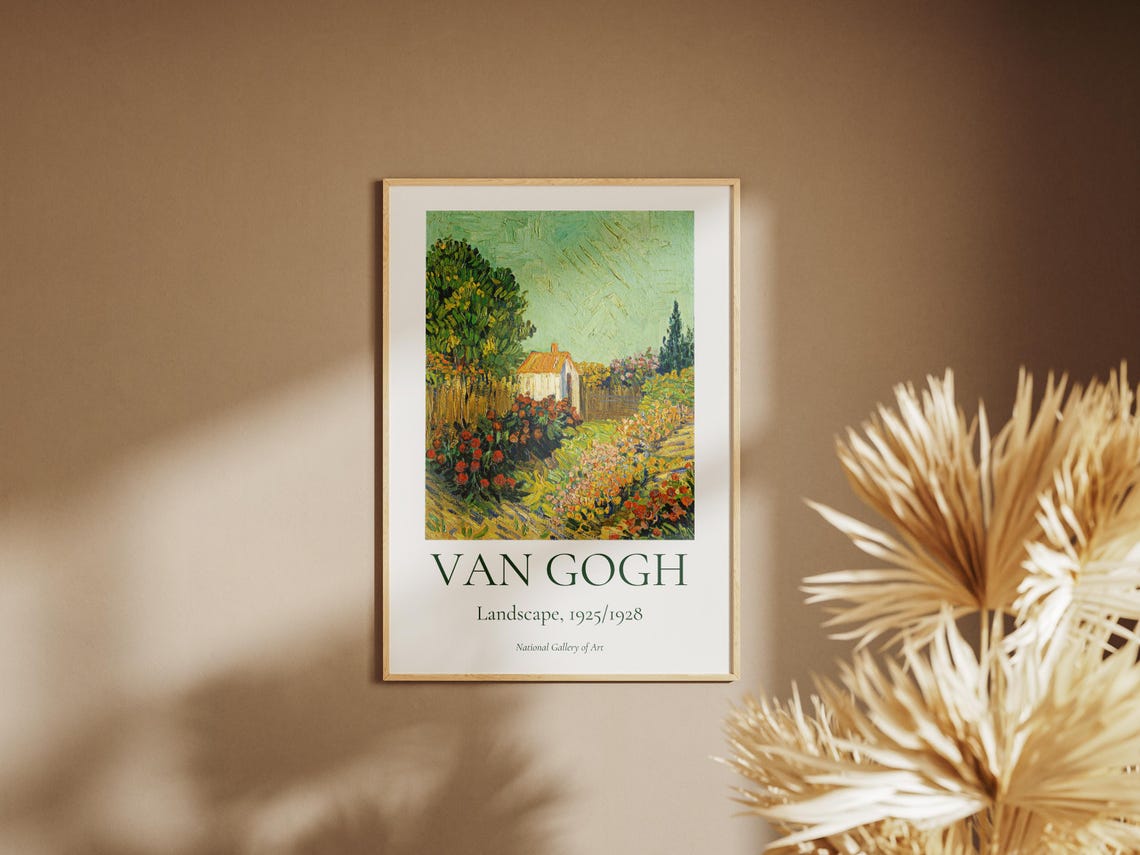 Van Gogh Art Print Van Gogh Exhibition Poster Van Gogh Painting Nature Landscape Art Garden Wall Art Museum Poster - Image 7