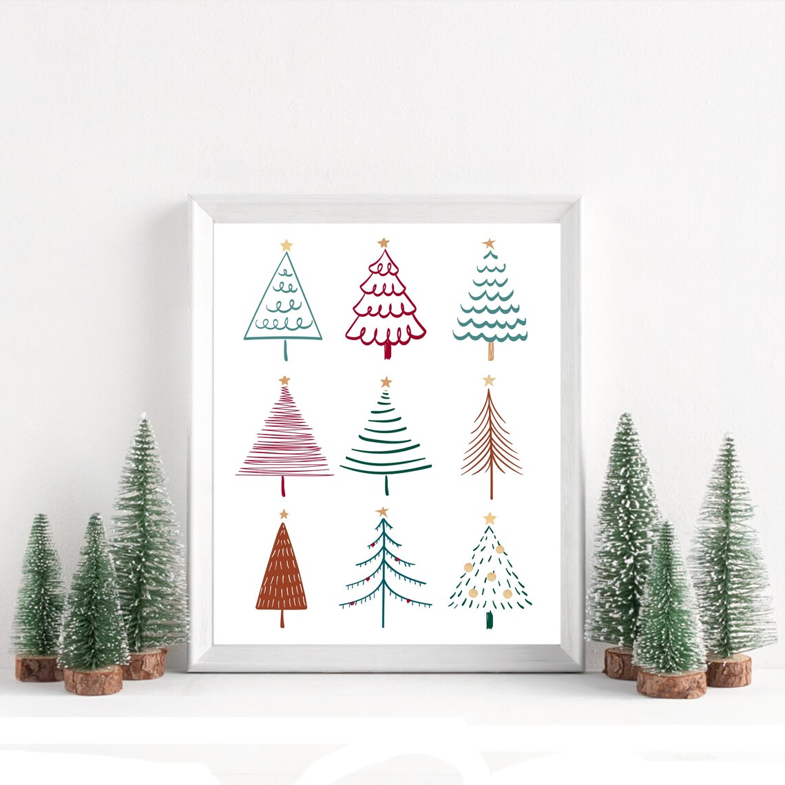 Christmas Tree Holiday Decor Poster Print - Image 2
