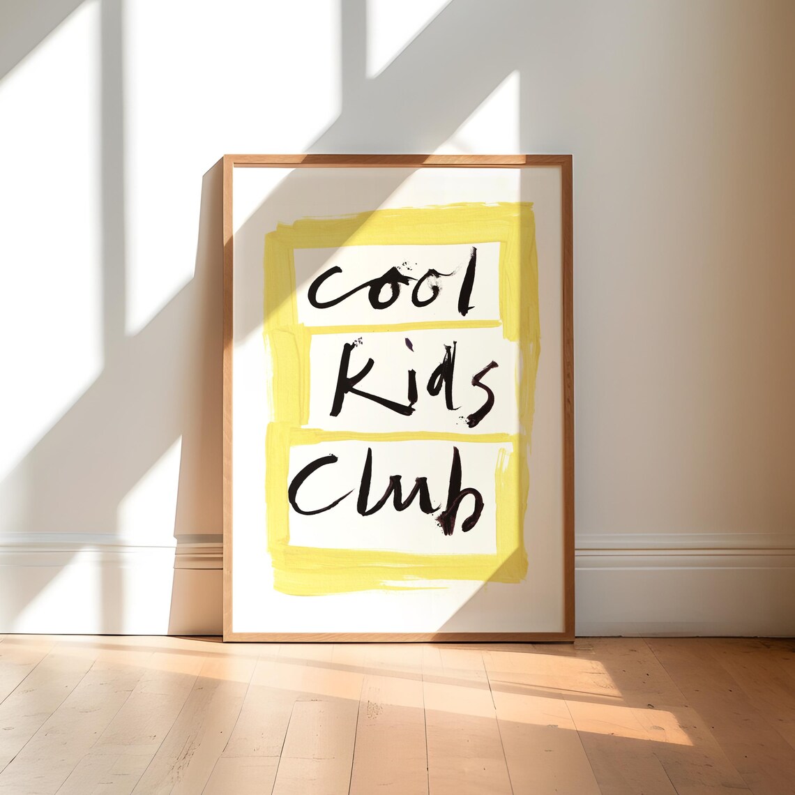 Cool Kids Club Art Print, Children's Room Decor