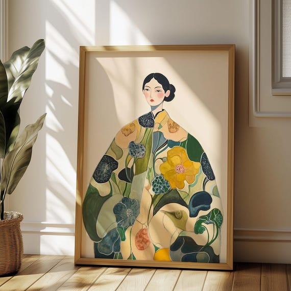Abstract People Print, Modern Kitchen Art