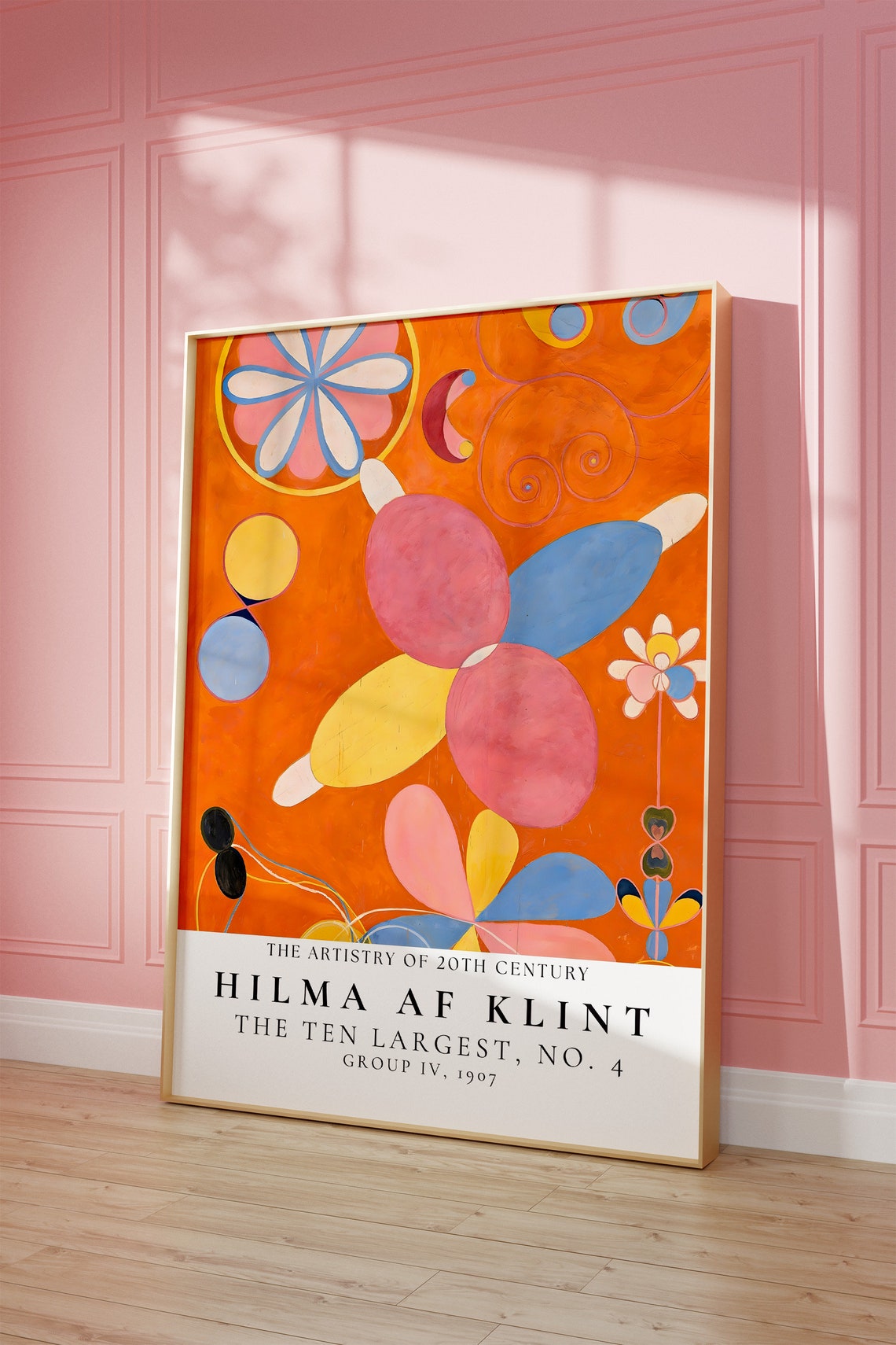 Hilma af Klint The Ten Largest No 4 Playful Colorful Abstract Poster - Image 3