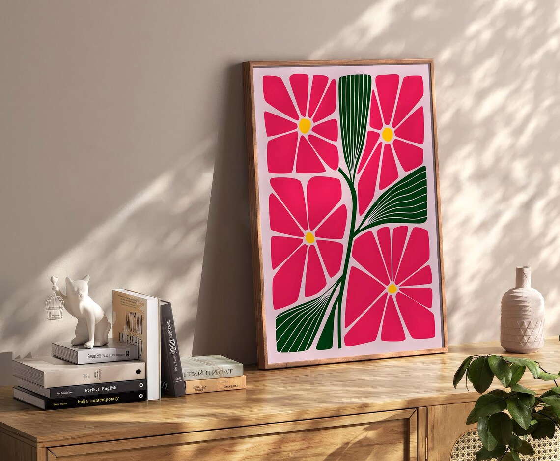 Henri Matisse Flower Boho Style Exhibition Poster Eclectic Prints Gallery Wall Art Retro Trendy Instant - Image 2