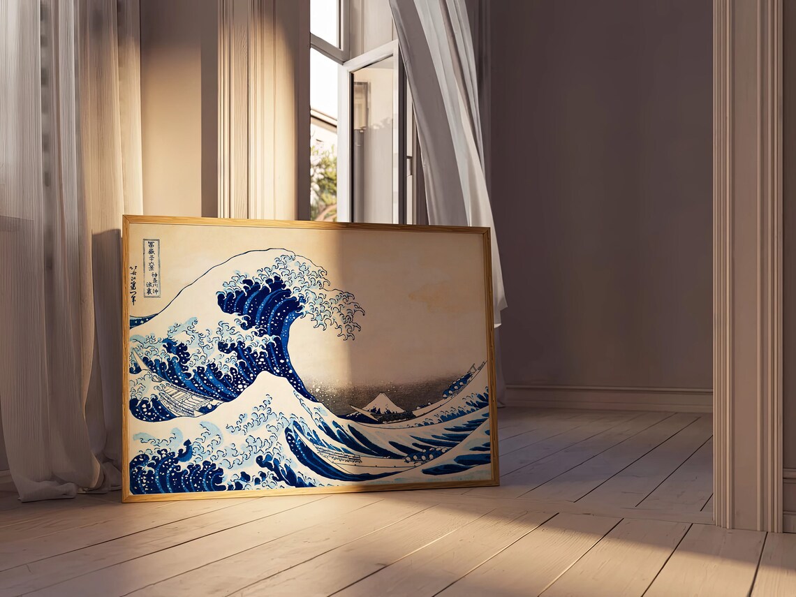 Japandi Wabi Sabi Minimalist Boho Wall Art Print - Image 3