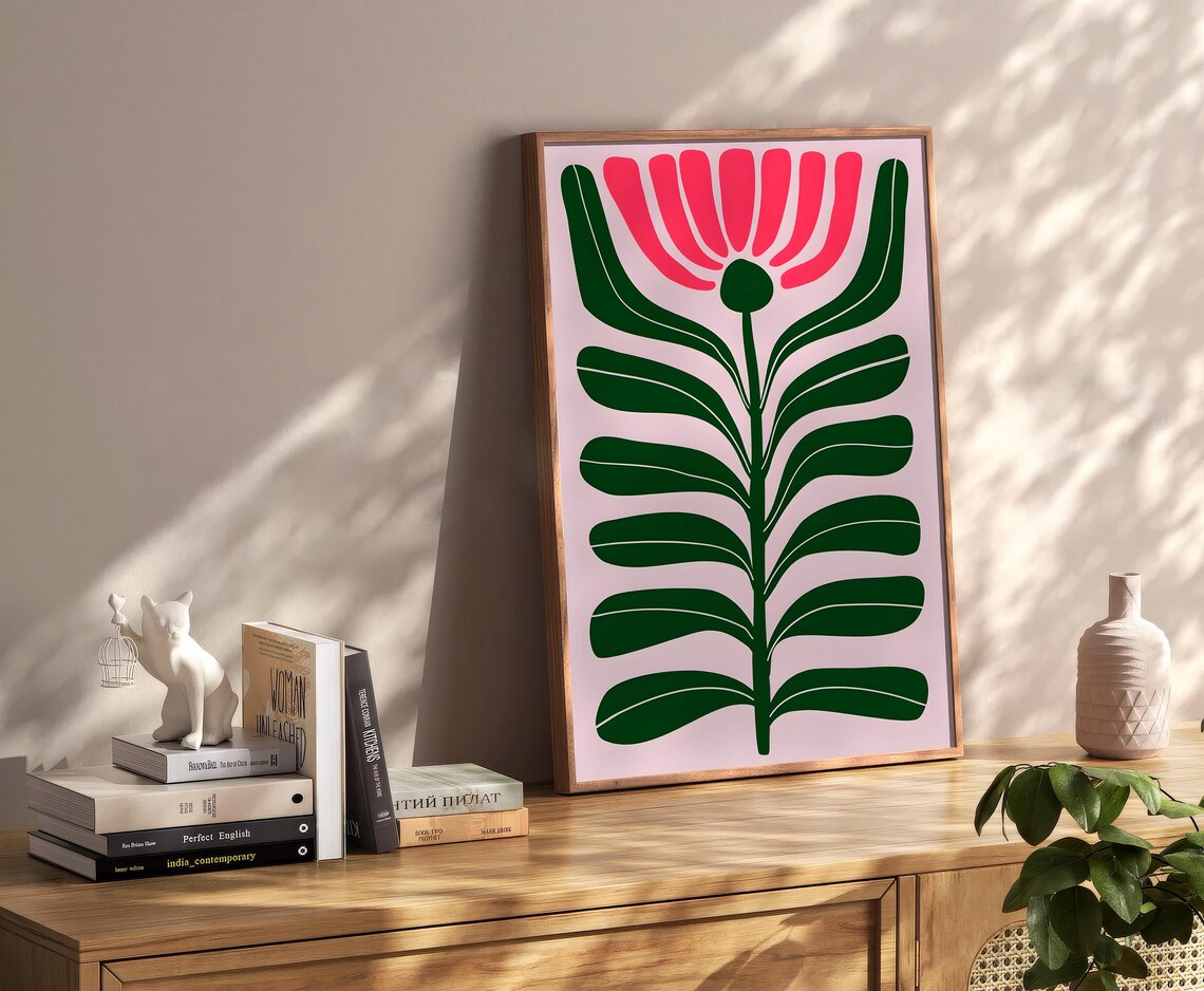 Henri Matisse Flower Boho Style Exhibition Poster Eclectic Prints Gallery Wall Art Retro Trendy Instant - Image 2
