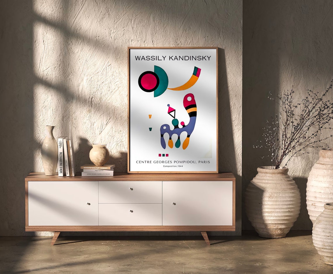 Wassily Kandinsky Composition 1944 Biomorphic Abstract Poster - Image 3
