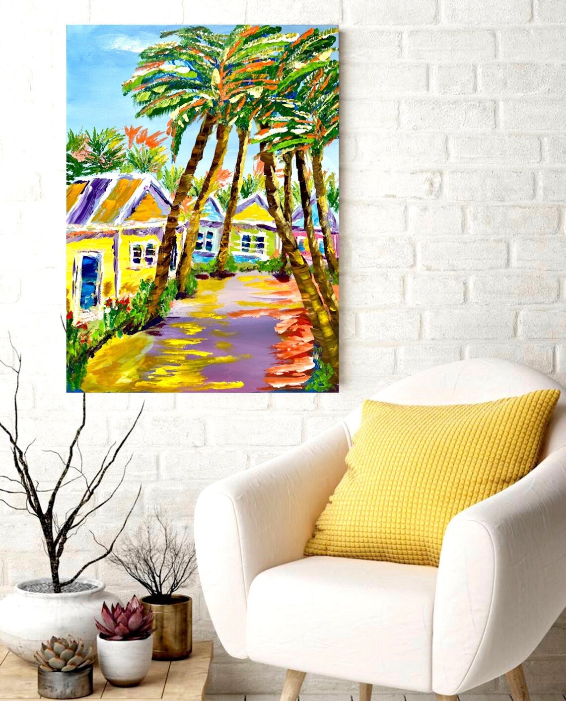 Key West Coastal Art Print, Custom Florida Beach