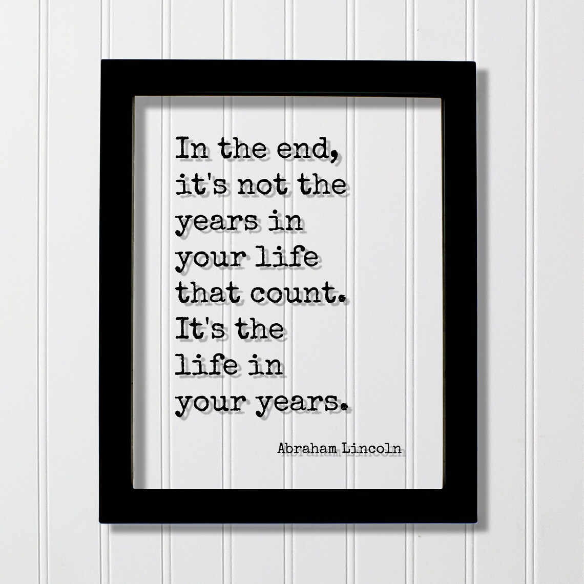 Abraham Lincoln Quote Poster, Typography Art Print
