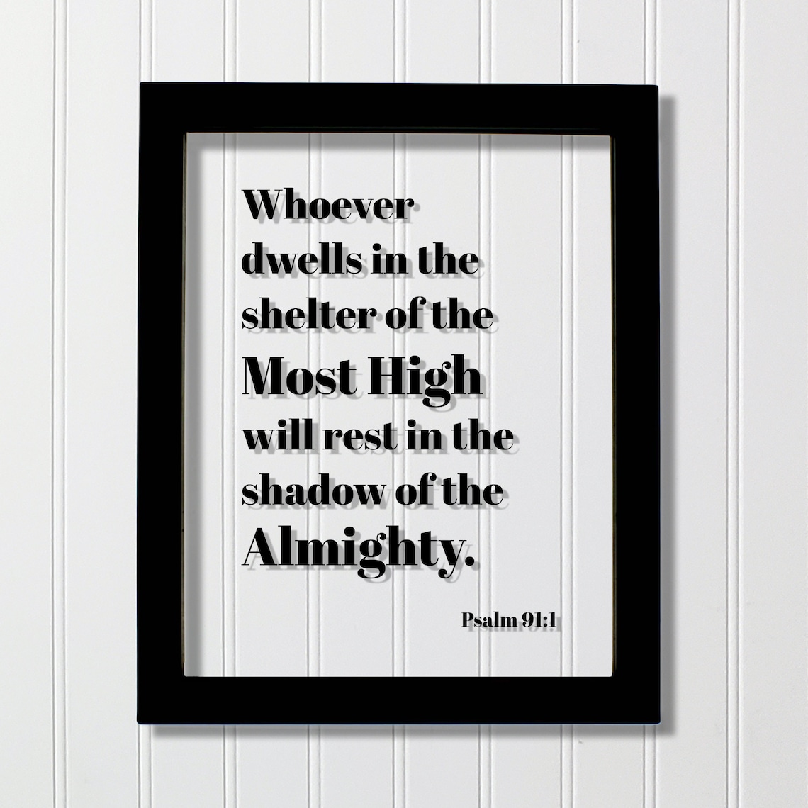 Psalm 91 Verse Whoever Dwells In The Shelter Of The Most High Poster