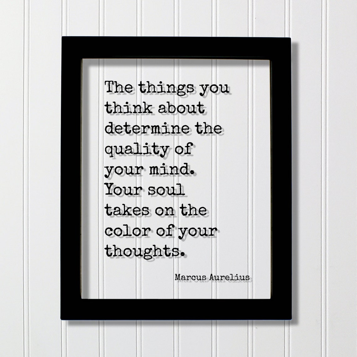 Marcus Aurelius Stoic Mind Thoughts Quote Inspirational Wall Art