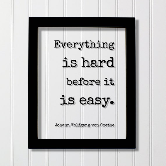 Johann Wolfgang Von Goethe Quote Motivational Art Print