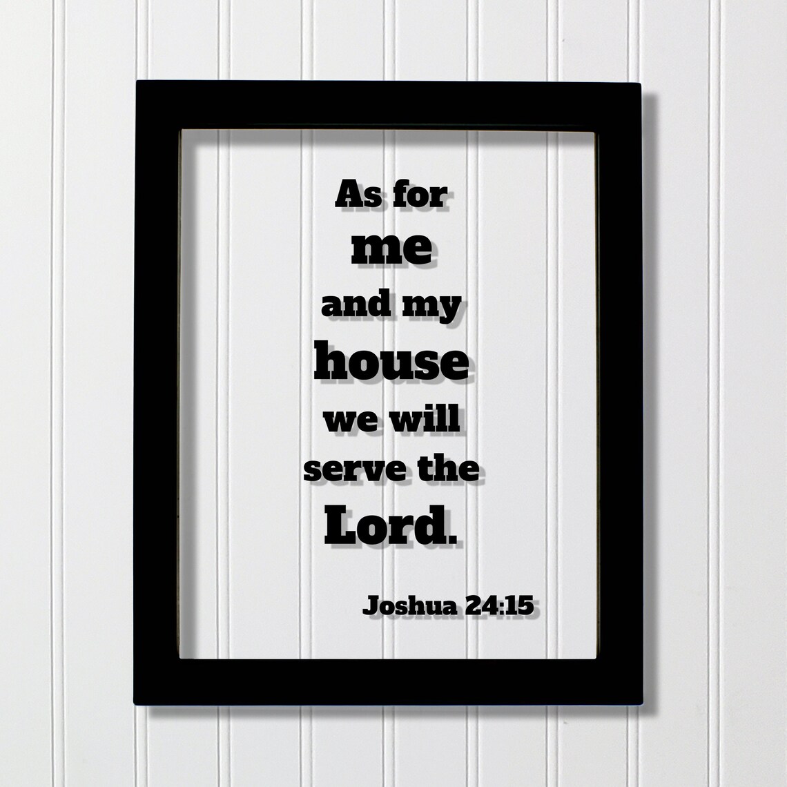 Joshua 24:15 Christian Scripture Art Print, Home Decor