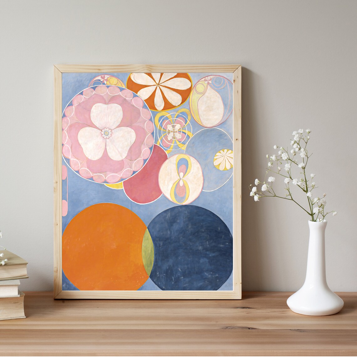 Hilma af Klint Childhood Circular Floral Abstract Painting Poster - Image 2