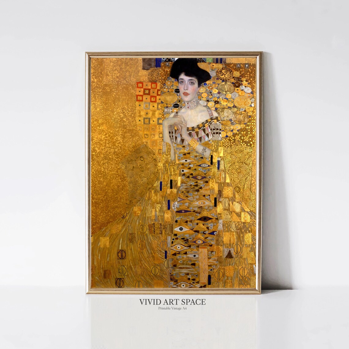 Portrait Of Adele Bloch-Bauer I, Gustav Klimt Print